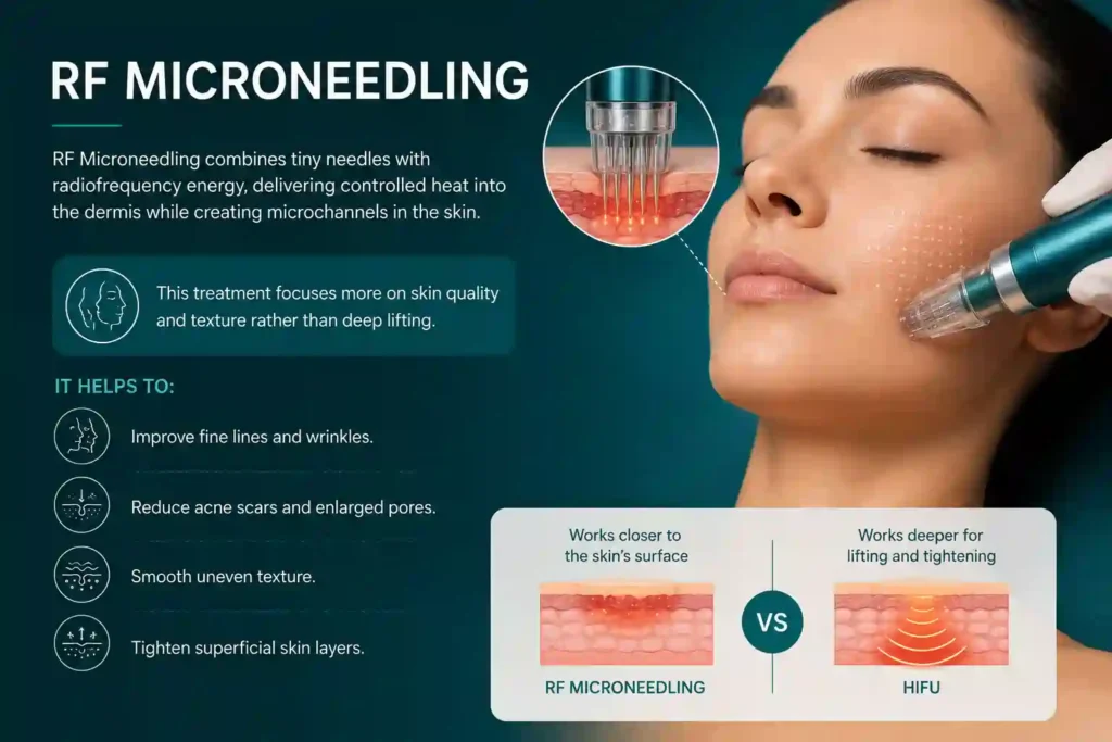 What Does RF Microneedling Do That HIFU Alone Cannot Hertford